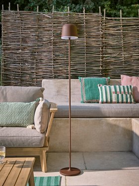 COX&COX Nocturne Rechargeable LED Floor Lamp - Rust 1352175