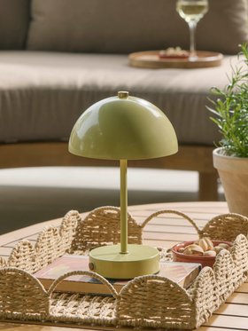 COX&COX LED Rechargeable Luna Dome Lamp - Green 1352152