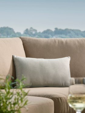 COX&COX Classic Bolster Indoor/Outdoor Cushion - Stone 1552053