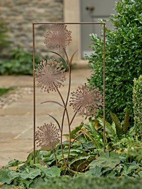 COX&COX Rusted Allium Trellis 1551847