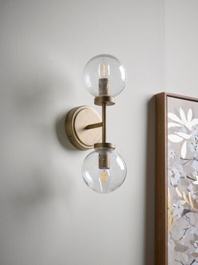 COX&COX Double Globe Wall Light 1351894