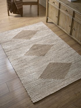 COX&COX Diamond Jute Rug  1652418