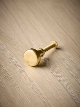 COX&COX Round Brass Knob 1751469