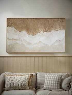 COX&COX Neutral Sands Framed Canvas 1151437