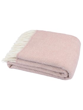 COX&COX Soft Wool Throw - Blush 1821727