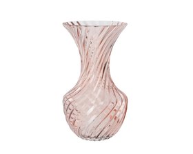 COX&COX Spiral Glass Vase - Blush 1150479