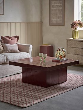 COX&COX Tiled Coffee Table - Cherry 1252460