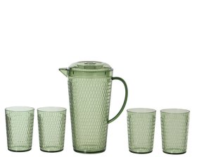 COX&COX Geometric Acrylic Jug & Tumbler Set 1552120