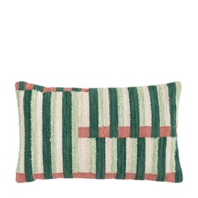 COX&COX Aurora Grid Embroidered Outdoor Cushion 1552276