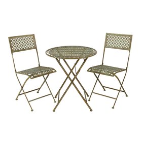 COX&COX Versailles Bistro Set - Aged Bronze 1543553
