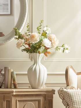 COX&COX Fluted Stoneware Vase 1143686