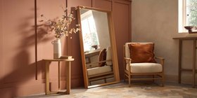 COX&COX Oak Deep Framed Mirror - Oversized 1441148