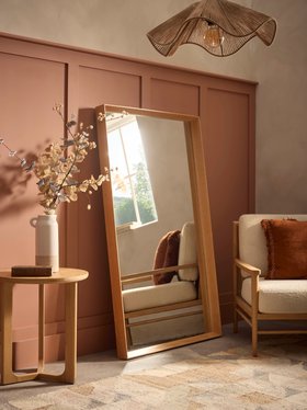 COX&COX Oak Deep Framed Mirror - Oversized 1441148