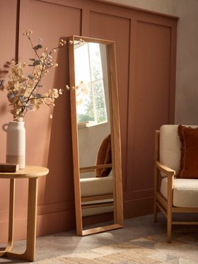 COX&COX Oak Deep Framed Mirror - Full Length 1443207