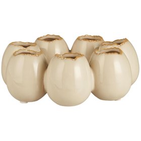COX&COX Egg Circle Vase - Cream 1152901