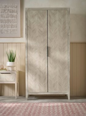 COX&COX  Tova Limewashed Wardrobe 1251393