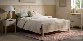 COX&COX Tova Limewashed Bed - King Size 1251401