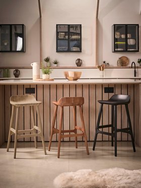 COX&COX Oak Counter Stools 1242464,1252335&1252336