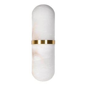 COX&COX Alabaster Capsule Wall Light 1352826