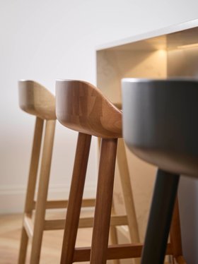 COX&COX Oak Counter Stools 1242464,1252335&1252336
