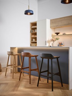 COX&COX Oak Counter Stools 1242464,1252335&1252336