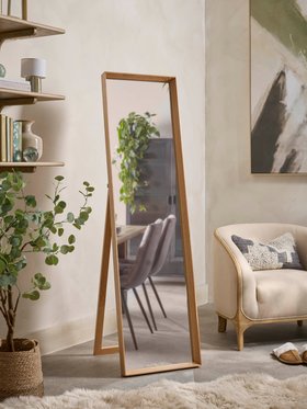 COX&COX Oak Standing Full Length Mirror  1451914