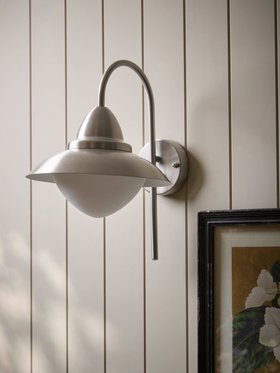 COX&COX Metro Opal Dome Outdoor Wall Light 1352169