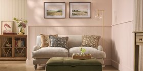 Reine Two Seater Sofa – Nordic Blue Cotton Velvet
