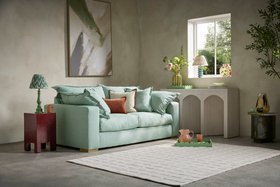 COX&COX NORDBY TWO SEATER SOFA - Eau De Nil - Linen Look