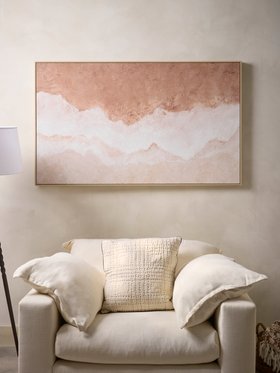 COX&COX Neutral Sands Framed Canvas 1151437