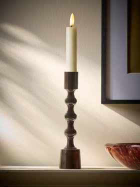 COX&COX Enamel Bobble Candle Holder 1152766