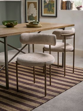 COX&COX Kiera Upholstered Dining Chair - Set of 2 1254052