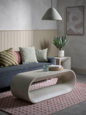 COX&COX Concrete Squoval Coffee Table 1254053