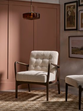 COX&COX Mid Century Teddy Armchair - Natural 1254061