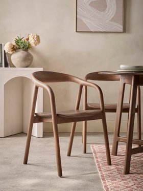 COX&COX Walnut Dining Chair - Set of 2 1254348