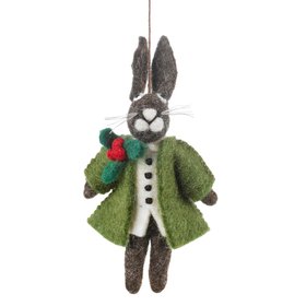 COX&COX Christmas Felt Hare 1053800