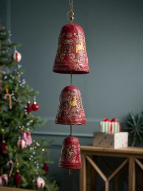 COX&COX Festive Bell Garland 1053987