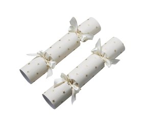 COX&COX Six Luxury Handmade Crackers - Glittered Stars