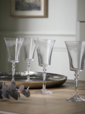 COX&COX Four Filigree Crystal Wine Glasses 1154564