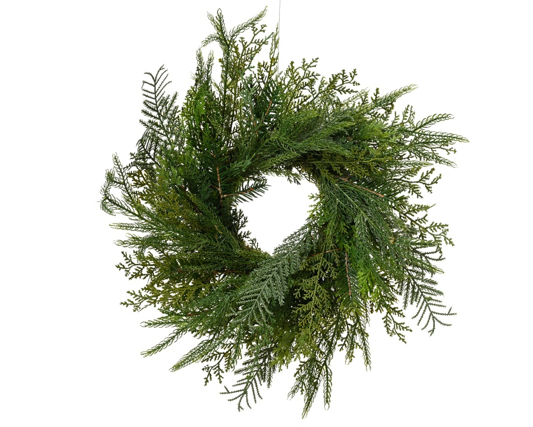 Cox&Cox Fabulous Faux Cedar Wreath