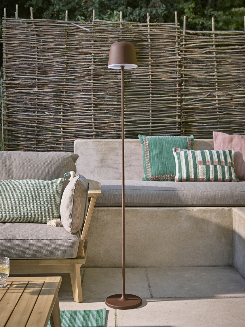 COX&COX Nocturne Rechargeable LED Floor Lamp - Rust 1352175
