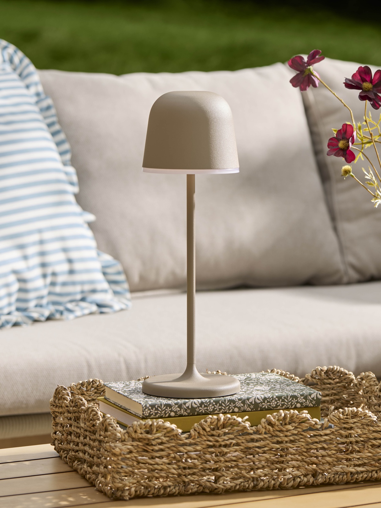 COX&COX Nocturne Rechargeable LED Table lamp - Stone 1352171