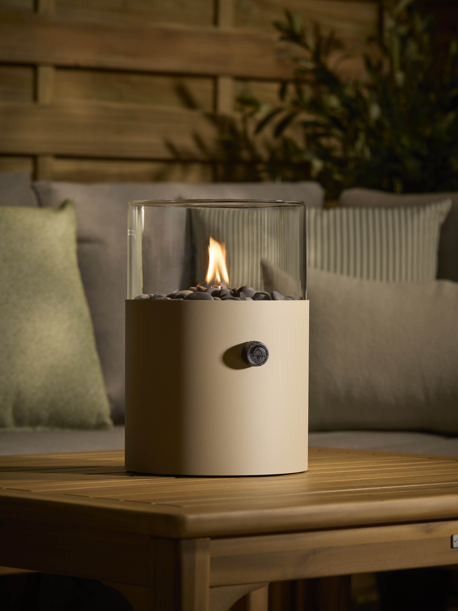 Cox & Cox Large Portable Firepit - Sand