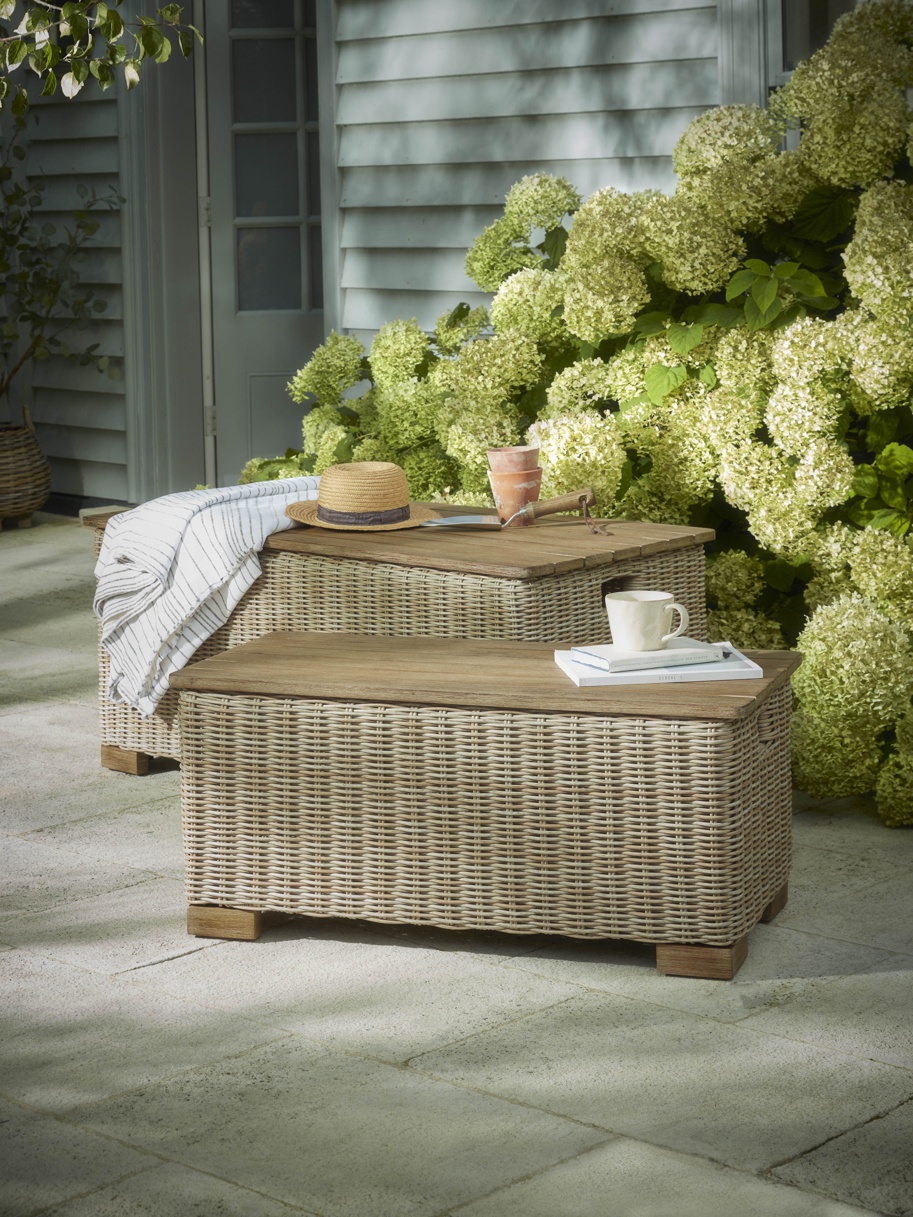 &COX Two Nestable Rattan Storage Boxes £595