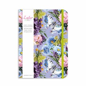 Hardback Butterfly Journal with Elastic Closure