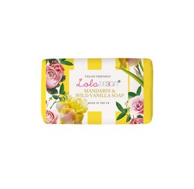 Mandarin & Vanilla Yellow Stripe Soap