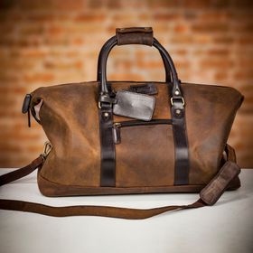 Ashwood Leather Vintage Leather Holdall   Brown
