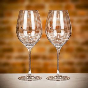 Dartington Glitz Wine Glasses - Pair