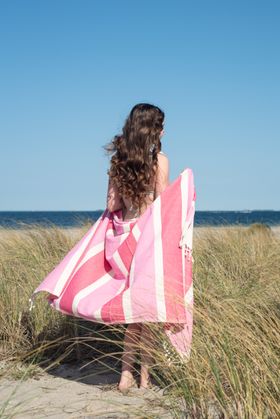 Hamamtuch Bio-Baumwolle Dalya Flamingo