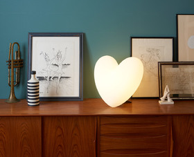Lampada a Cuore Da Tavolo- Slide Love
